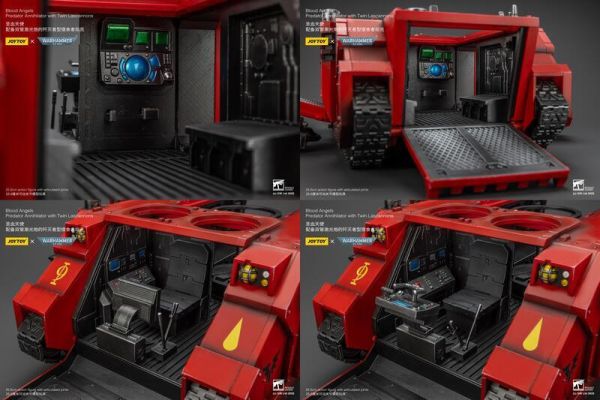 【史派克工廠】結單免運11月 joytoy暗源 1/18 戰錘40k聖血天使 殲滅者型掠食者坦克 雙管激光砲 0610 joytoy暗源 1/18 戰錘40k聖血天使 殲滅者型掠食者坦克 雙管激光砲