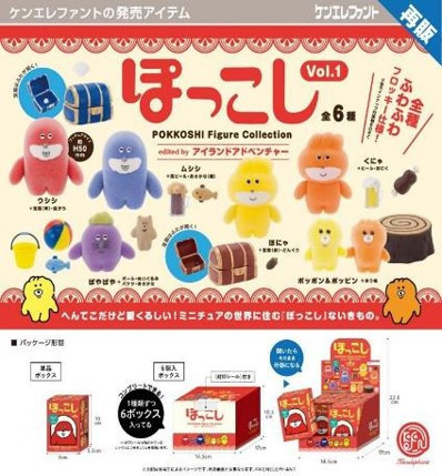 【史派克工廠】結單25年9月 Kenelephant POKKOSHI 迷你公仔 BOX版 盒玩 一中盒6入 0609 Kenelephant POKKOSHI 迷你公仔 BOX版 盒玩 一中盒6入