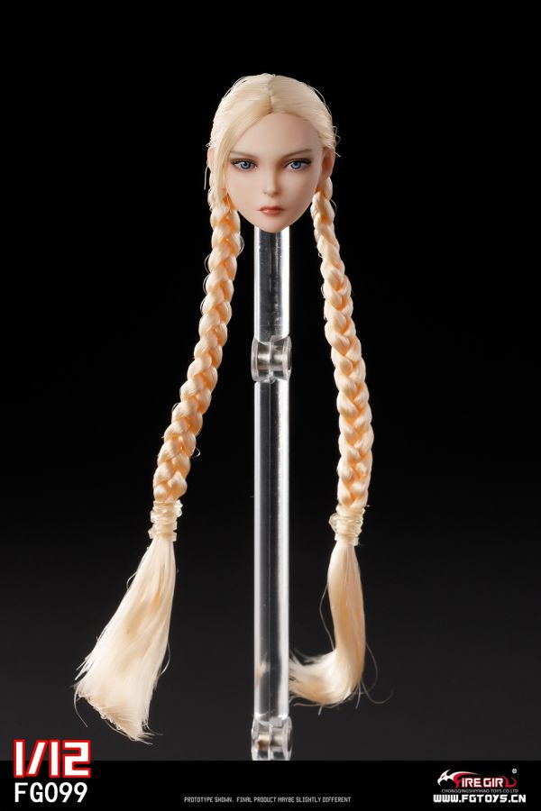 【史派克工廠】結單 23年Q4預購 Fire Girl Toys 1/12 格鬥少女嘉米 頭雕 FG099 0831 Fire Girl Toys 1/12 格鬥少女嘉米 頭雕