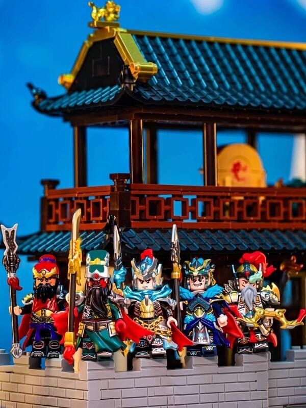 【史派克工廠】 現貨 免運 庫造工作室 三國 蜀國 五虎將 套裝 樂高相容人偶 收藏款積木 X1229 庫造工作室 三國 蜀國 五武將集結套裝 樂高相容人偶 收藏款積木