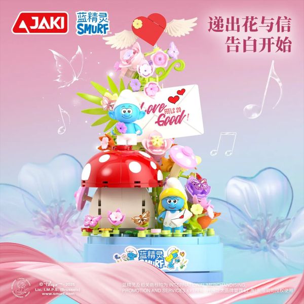 【史派克工廠】 預購免運25年11月 HK325 藍色小精靈 情書音樂盒 1002 HK325 藍色小精靈 情書音樂盒