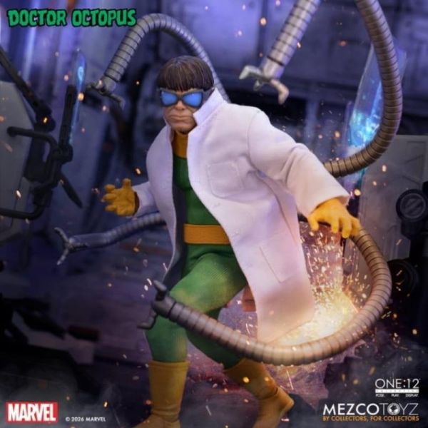 【史派克工廠】預購免運27年Q3 Mezco One12 漫威 八爪博士 章魚博士 1/12 可動人偶 1104 Mezco One12 漫威 八爪博士 章魚博士 1/12 可動人偶