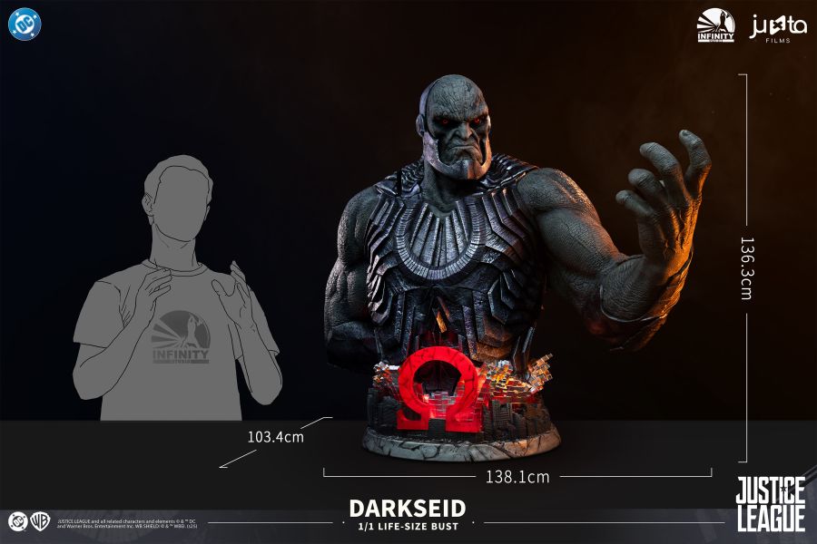 【史派克工廠】預購免運26年Q3 開天工作室《紮克·施耐德版正義聯盟》達克賽德1/1 半身像 訂 1218 開天工作室《紮克·施耐德版正義聯盟》達克賽德1/1 半身像 訂