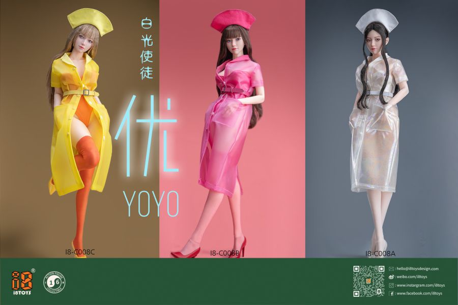 【史派克工廠】結單免運24年Q4 I8TOYS 1/6 白光宗徒 優YOYO 頭雕服裝包 I8-C008ABC 1008 I8TOYS 1/6 白光宗徒 優YOYO 頭雕服裝包 I8-C008ABC