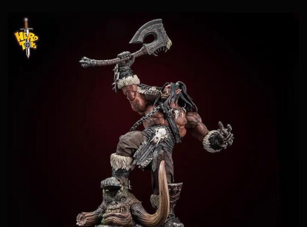【史派克工廠】現貨免運 Hero toys 部落戰歌 獸人戰士 大酋長 吼爹 可動人偶 0307 Hero toys 部落戰歌 獸人戰士 大酋長 吼爹 可動人偶