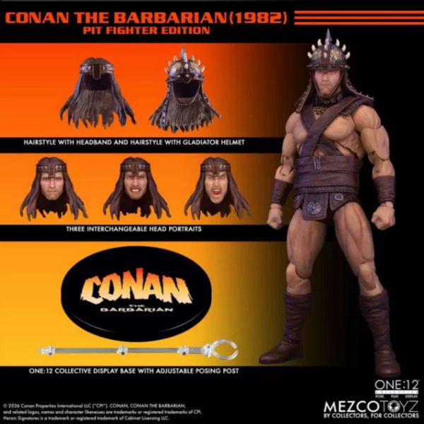 【史派克工廠】預購免運26年Q4 Mezco 螞蟻 one:12 野蠻人柯南 競技場版 可動 MEZ7681 0610 Mezco 螞蟻 one:12 野蠻人柯南 競技場版 可動 MEZ7681