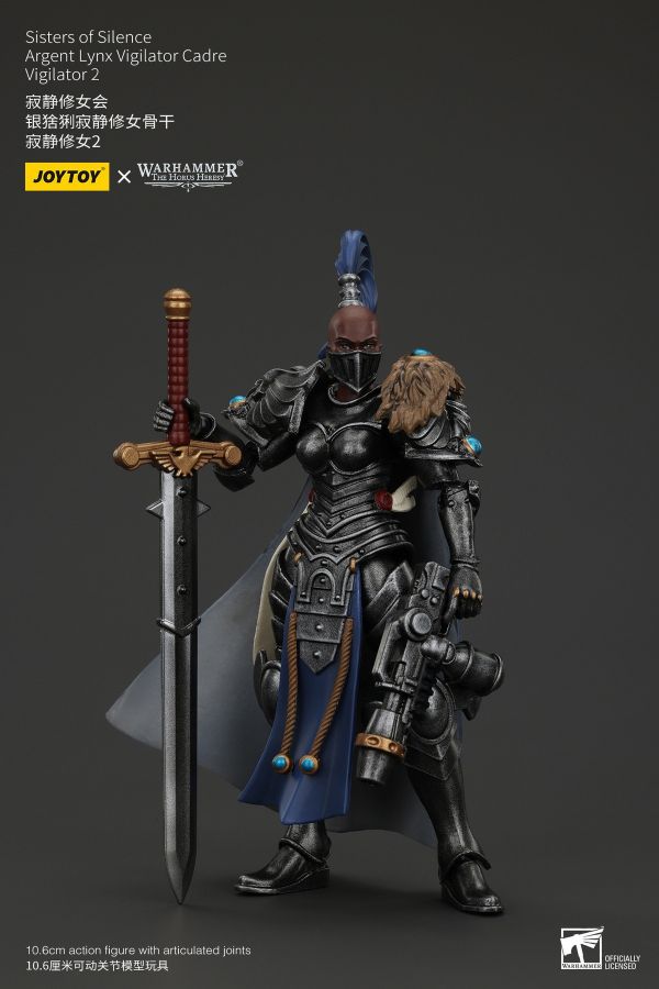 【史派克工廠】結單25年5月 Joytoy暗源 1/18 銀猞猁寂靜修女骨幹 騎士指揮官珍提亞科勒 寂靜修女會 0106 Joytoy暗源 1/18 銀猞猁寂靜修女骨幹 騎士指揮官珍提亞科勒 寂靜修女會