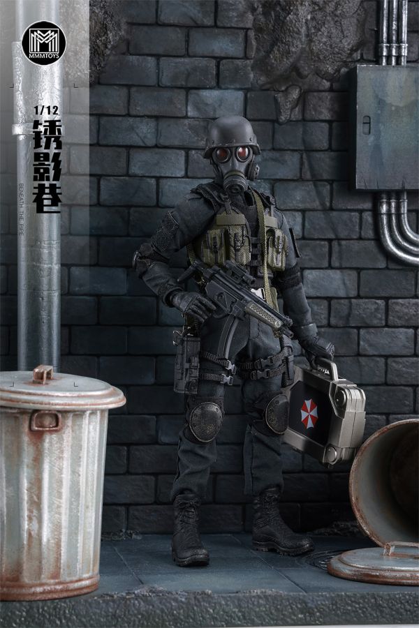 【史派克工廠】結單25年Q4 mmmtoys 1/12 暗巷平台 地台 場景 M2511 0801 mmmtoys 1/12 銹影巷 場景 地台 M2509