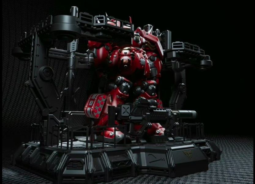 【史派克工廠】結單免運25年Q2 赤星STUDIO 1/100 冥王薩克 組裝模型 高25公分 帶整備台 0120 赤星STUDIO 1/100 冥王薩克 組裝模型 高25公分 帶整備台