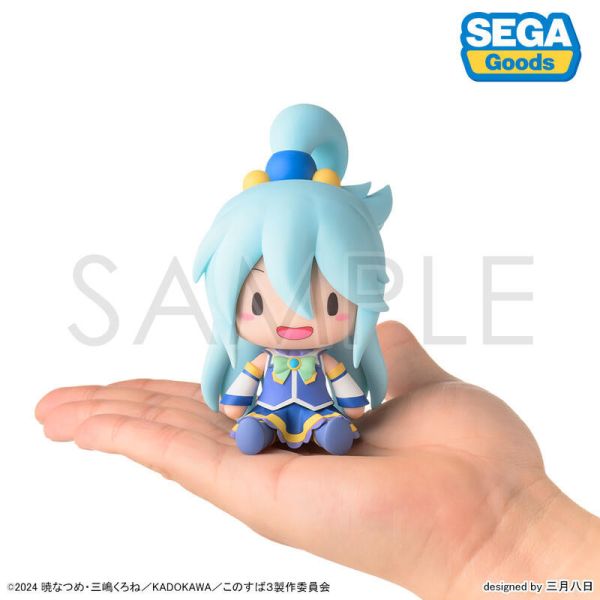 【史派克工廠】結單25年9月 SEGA 為美好的世界獻上祝福！3 ふわぷち 可換表情 Q版掌上坐姿 阿克婭 0310 SEGA 為美好的世界獻上祝福！3 ふわぷち 可換表情 Q版掌上坐姿 阿克婭