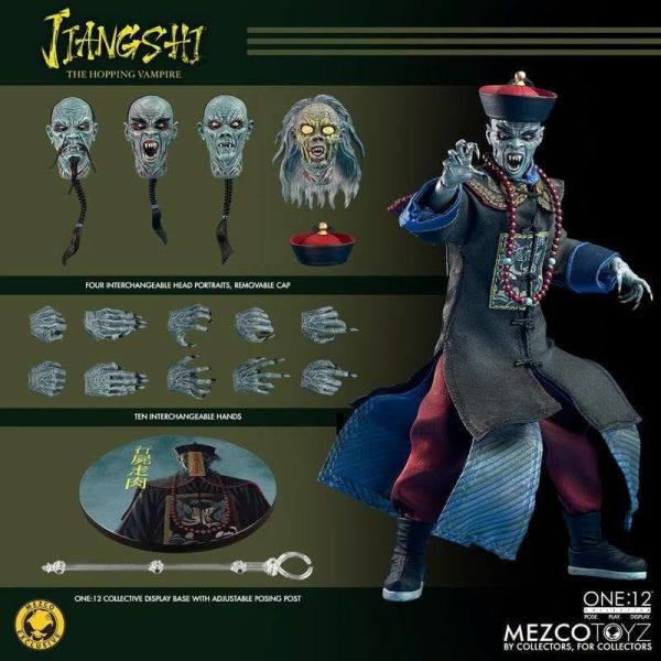 【史派克工廠】預購免運11月 MEZCO One:12 MEZ75520 Hopping Vampire 殭屍 可動人偶 MEZCO One:12 MEZ75520 Hopping Vampire 殭屍 可動人偶