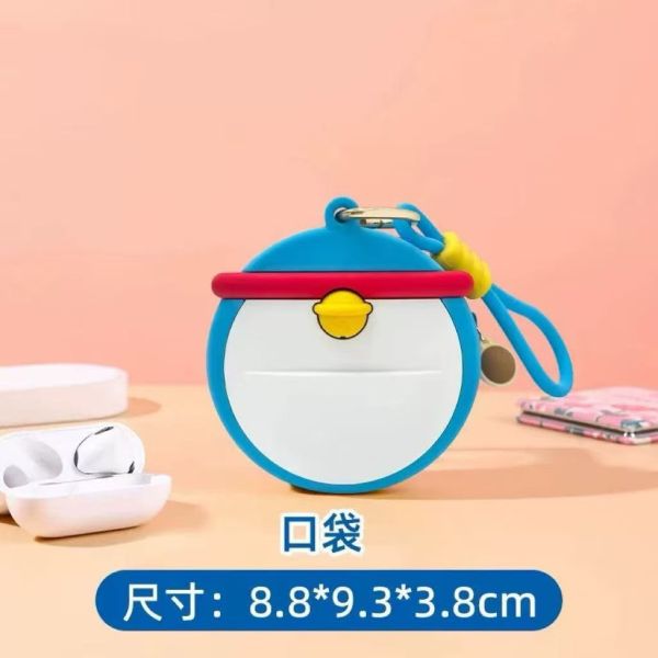 【史派克工廠】結單免運2月 多啦A夢 百寶袋 銅鑼燒 記憶吐司 任意門 鈴鐺 矽膠 迷你收納包 耳機包 0113 多啦A夢 銅鑼燒 記憶吐司 任意門 鈴鐺 小叮噹 矽膠 迷你收納包 耳機包