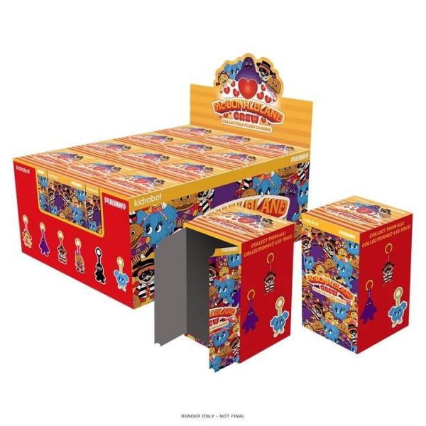 【史派克工廠】預購免運3月 NECA Kidrobot 麥當勞 絨毛玩偶 吊飾 盲盒 中盒12入 全6款1隱藏 0929 NECA Kidrobot 麥當勞 絨毛玩偶 吊飾 盲盒 中盒12入 全6款1隱藏