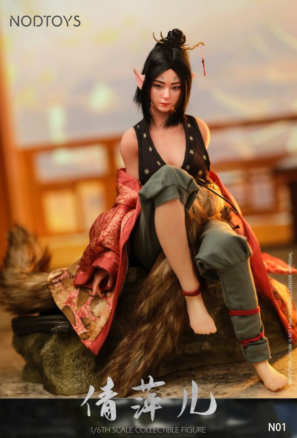 【史派克工廠】結單免運25年Q2 NODTOYS 1/6 狐仙倩萍兒 矽膠可動人偶 NOD-N01 1216 NODTOYS 1/6 狐仙倩萍兒 矽膠可動人偶 NOD-N01