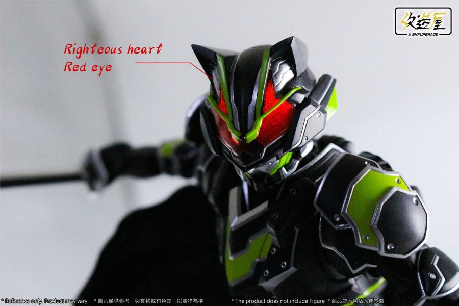 【史派克工廠】結單25年Q2 改造屋 shf 假面騎士 漆黑大將軍 發光頭雕 0225 改造屋 shf 假面騎士 漆黑大將軍 發光頭雕