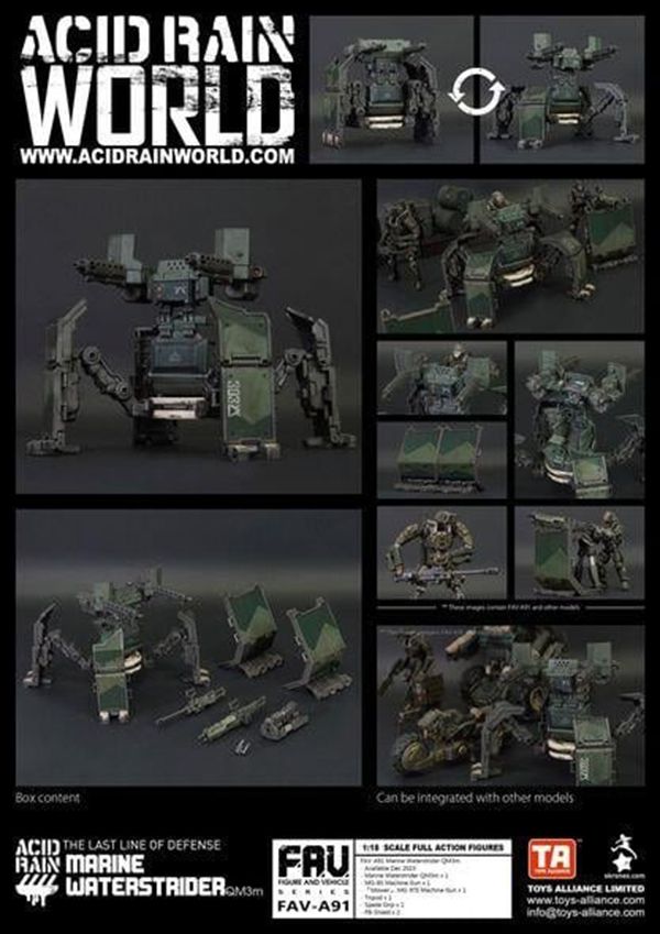 【史派克工廠】結單 23年12月預購 酸雨戰爭 Acid Rain FAV-A91 海陸挺進者 QM3m 0601 酸雨戰爭 Acid Rain FAV-A91 海陸挺進者 QM3m