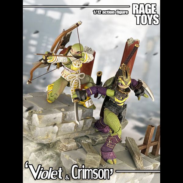 【史派克工廠】預購免運26年Q2 烈炎工作室 武士力量 烏龜姊妹花 可動人偶 1226 烈炎工作室 武士力量 烏龜姊妹花 可動人偶