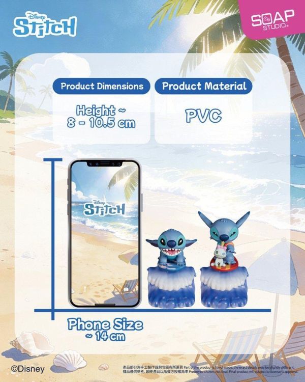 【史派克工廠】預購免運26年Q3 SOAP STUDIO DY823 迪士尼 史迪奇 衝浪款 盲盒 中盒4入 0319 SOAP STUDIO DY823 迪士尼 史迪奇 衝浪款 盲盒 中盒4入