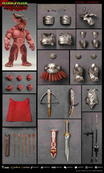 【史派克工廠】結單免運25年Q2 AXYTOYS 恐龍戰場 食草帝國 角龍軍團 豪華版 灰色紅色黃色限定色 0319 AXYTOYS 恐龍戰場 食草帝國 角龍軍團 豪華版 灰色紅色黃色限定色