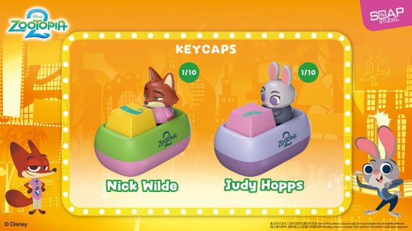 【史派克工廠】預購免運Q2 野獸國 SOAP STUDIO 迪士尼 動物方城市 鍵盤按鍵 盲盒 一中盒10入 1213 野獸國 SOAP STUDIO 迪士尼 動物方城市 鍵盤按鍵 盲盒 一中盒10入