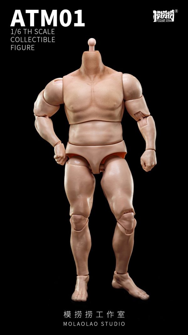 【史派克工廠】結單 預購Q4 模撈撈 1/6 超可動兵人素體系列 ATM01 標準版 & ATM01-1 紋身版 0627 模撈撈 1/6 超可動兵人素體系列 ATM01 標準版 & ATM01-1 紋身版