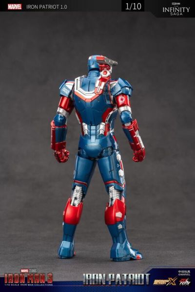 【史派克工廠】結單 預購24年Q4 中動 鋼鐵人 鋼鐵愛國者 7吋 可動人偶 0531 中動 鋼鐵人 鋼鐵愛國者 7吋 可動人偶