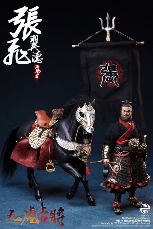 【史派克工廠】結單 預購Q2 303TOYS 1/12 掌上三國 張飛翼德 豪華單人版 SG003 & 人馬旗版 1215 303TOYS 1/12 掌上三國 張飛翼德 豪華單人版 SG003 & 人馬旗版