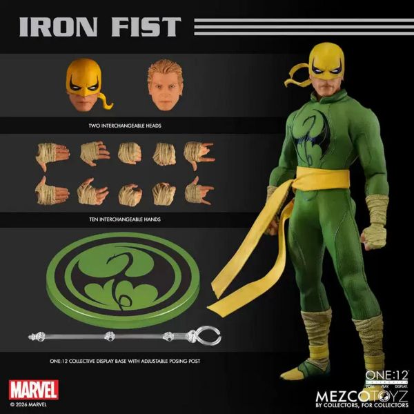 【史派克工廠】結單 免運27年Q2 Mezco one:12 漫威漫畫 鐵拳 鐵拳俠 MEZ775500 可動 0916 Mezco one:12 漫威漫畫 鐵拳 鐵拳俠 MEZ775500 可動