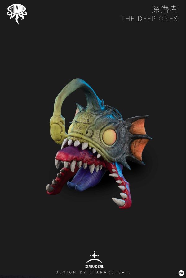 【史派克工廠】結單免運25年Q1 STARARC TOYS星弧玩具 理性歸零 克蘇魯 深潛者 可動完成品 紫色 橙色 0304 STARARC TOYS星弧玩具 理性歸零 克蘇魯 深潛者 可動完成品 紫色 橙色