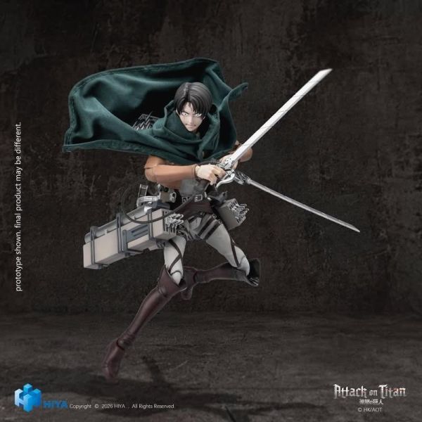 【史派克工廠】預購免運Q4 HIYA 海雅 EXQUISITE BASIC 進擊的巨人 里維·阿卡曼 兵長 1221 HIYA 海雅 EXQUISITE BASIC 進擊的巨人 里維·阿卡曼 兵長