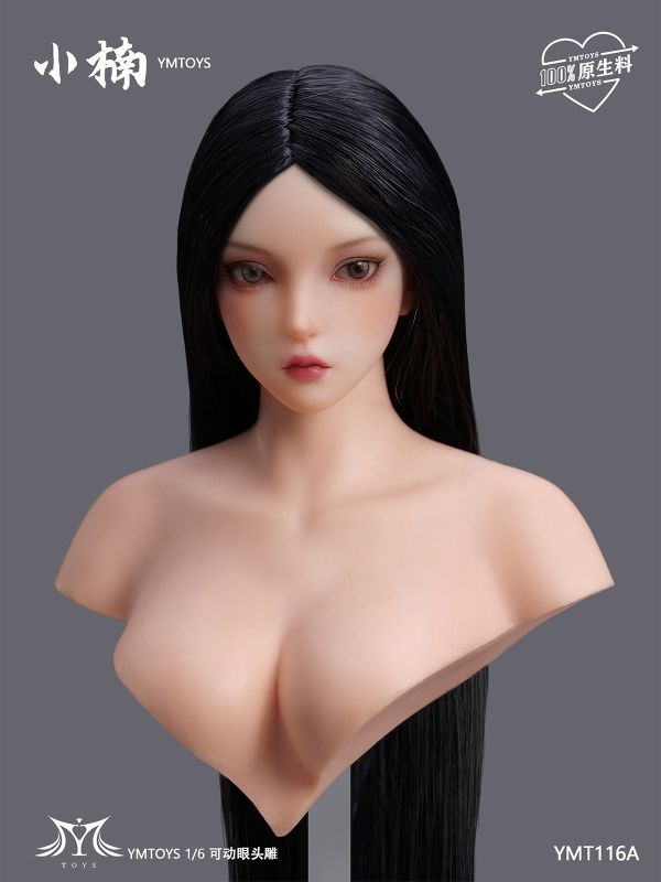【史派克工廠】預購免運25年Q4 YMTOYS 1/6 可動眼亞洲女頭雕 小楠 YMT116ABCDE 共5款 0527 YMTOYS 1/6 可動眼亞洲女頭雕 小楠 YMT116ABCDE 共5款