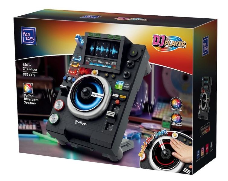 【史派克工廠】預購免運26年3月 PANTASY 拼奇 DJ 播放器 收藏積木 1218 PANTASY 拼奇 DJ 播放器 收藏積木