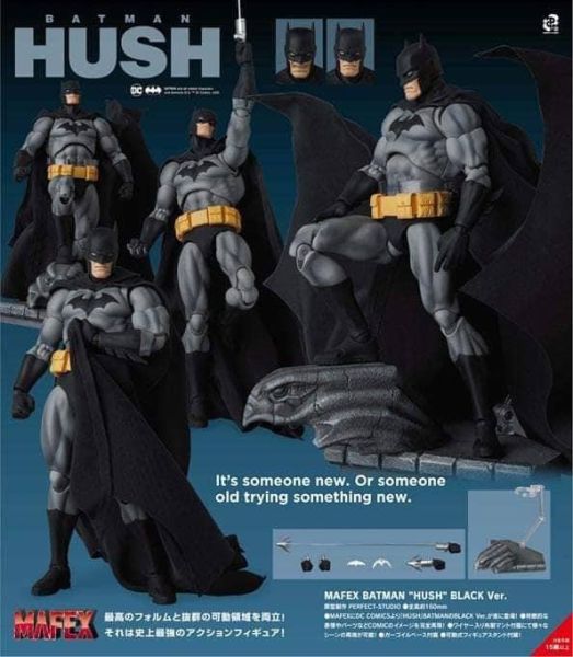 【史派克工廠】結單免運25年11月 MAFEX 蝙蝠俠 BATMAN HUSH BLACK Ver 寂靜1014 MAFEX 蝙蝠俠 BATMAN HUSH BLACK Ver 寂靜