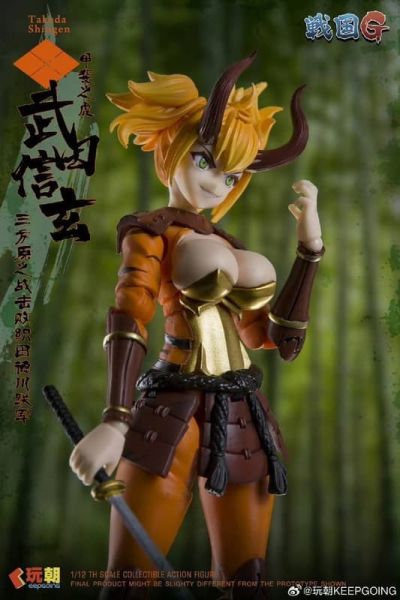 【史派克工廠】預購免運26年Q1 玩朝 戰國G 第二彈 1/12 武田信玄 超可動成品人偶 0116 玩朝 戰國G 第二彈 1/12 武田信玄 超可動成品人偶