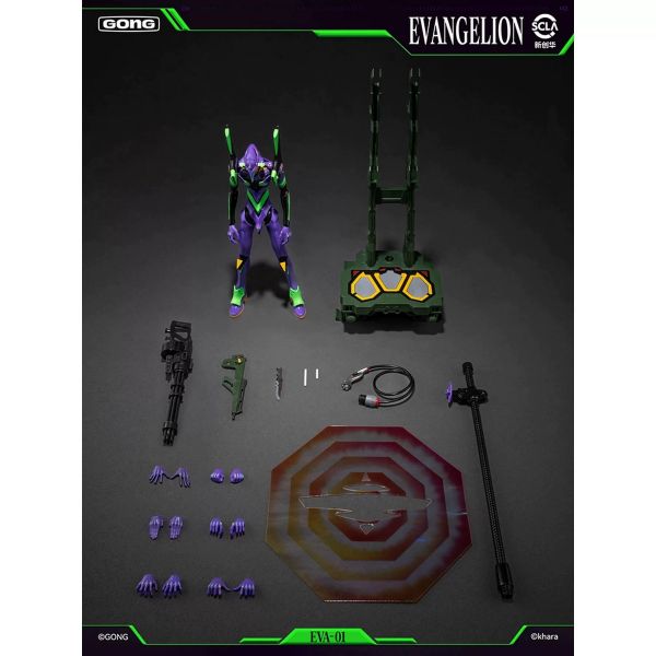 【史派克工廠】結單免運26年Q2 共鳴GONG 新世紀福音戰士 EVA 初號機合金 可動人偶 0429 共鳴GONG 新世紀福音戰士 EVA 初號機合金 可動人偶