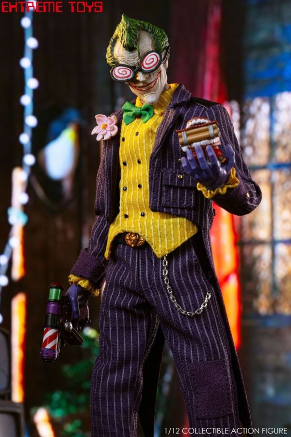 【史派克工廠】結單免運 極模型EXTREME TOYS 1/12 EX003賽博騎士 小丑 阿卡漢騎士小丑 0602 極模型 EXTREME TOYS 1/12 EX003 賽博騎士 小丑 阿卡漢騎士小丑