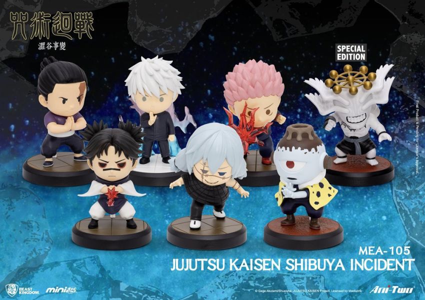 【史派克工廠】預購免運26年Q2 野獸國 MEA-105 咒術迴戰 澀谷事變 盲盒套組 一中盒6入 0121 MEA-105 咒術迴戰 澀谷事變 盲盒套組 一中盒6入