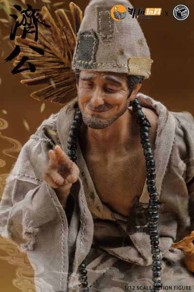 【史派克工廠】結單25年Q3 非玩玩具 1/12 濟公 方大頭 可動人偶 0225 非玩玩具 1/12 濟公 方大頭 可動人偶