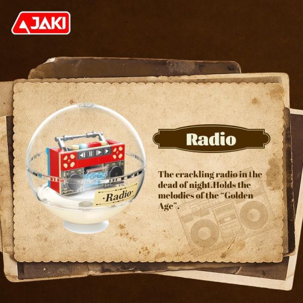 【史派克工廠】預購免運26年5月 佳奇 JAKI KJ013 復古電器積木盲盒 英文版 中盒6入 0507 佳奇 JAKI KJ013 復古電器積木盲盒 英文版 中盒6入
