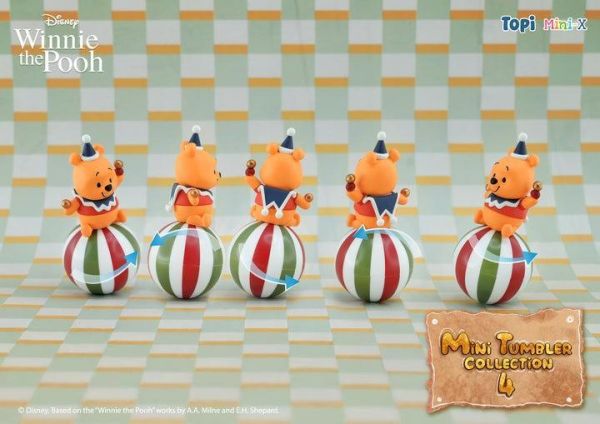 【史派克工廠】結單免運26年6月 TOPI Mini-X 不倒翁公仔收藏4 小熊維尼 一中盒6入 0202 TOPI Mini-X 不倒翁公仔收藏4 小熊維尼 一中盒6入