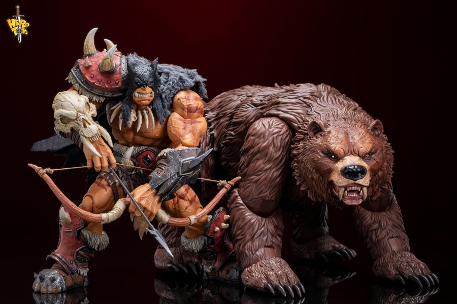 【史派克工廠】結單免運Q1 HERO TOYS 部落獵手 獸人追捕者 雷克薩 & 穆紗 寵物戰鬥熊 巨獸配件 0618 HERO TOYS 部落獵手 獸人追捕者 雷克薩 & 穆紗 寵物戰鬥熊 巨獸配件