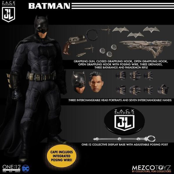 【史派克工廠】現貨 免運 MEZCO One:12 查克史奈德之正義聯盟 超人 蝙蝠俠 閃電俠 豪華3入組 MEZCO One:12 查克史奈德之正義聯盟 超人 蝙蝠俠 閃電俠 豪華3入組
