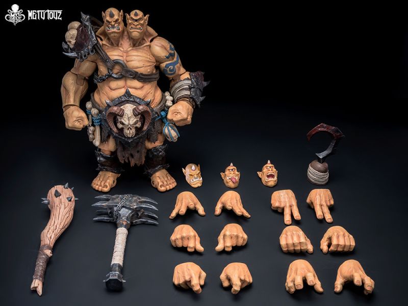 【史派克工廠】結單免運25年Q4 Metytoyz 冒險者世界 碾顱者 奧格魯斯 食人魔戰士 可動人偶 0630 Metytoyz 冒險者世界 碾顱者 奧格魯斯 食人魔戰士 可動人偶