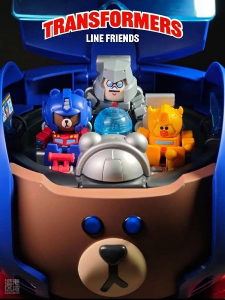 【史派克工廠】現貨 布魯可 變形金剛 LINE FRIENDS 柯博文 布朗熊 聯名款 熊大 X0829 布魯可 變形金剛 LINE FRIENDS 柯博文 布朗熊 聯名款 熊大