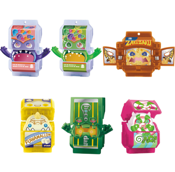 【史派克工廠 】 結單25年9月 萬代 假面騎士GAVV DX菓子獸新發現01 共6種 中盒24入 0818 萬代 假面騎士GAVV DX菓子獸新發現01 共6種 中盒24入