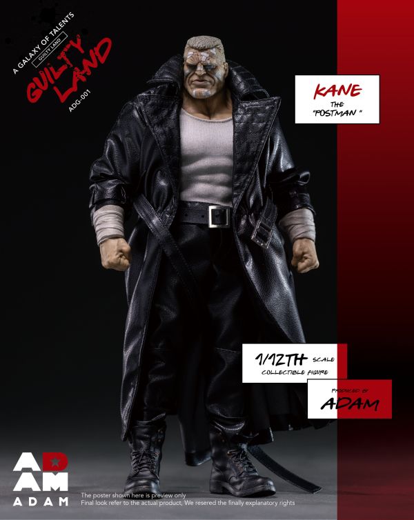 【史派克工廠】預購免運26年Q2 ADAM-ADG-001 1/12 極惡之都 郵差 凱恩 1017 ADAM-ADG-001 1/12 極惡之都 郵差 凱恩