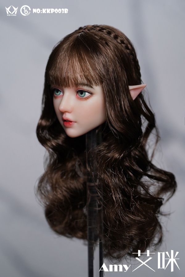 【史派克工廠】結單 預購9月 KID KING 1/6 妖精艾咪 AMY植睫毛頭雕 NO:KKP003 ABCD四款 0831 KID KING 1/6 妖精艾咪 AMY植睫毛頭雕 NO:KKP003 ABCD四款