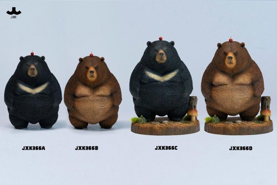 【史派克工廠】預購26年Q3 JXK 胖墩熊 Chubby Bear JXK366A/B/C/D 0623 JXK 胖墩熊 Chubby Bear JXK366A/B/C/D