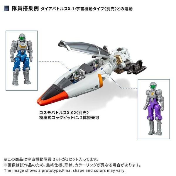 【史派克工廠】預購免運26年11月 TT限定 戴亞克隆 DA-125 宇宙機動型 Dia-Nauts 套組 0526 TT限定 戴亞克隆 DA-125 宇宙機動型 Dia-Nauts 套組