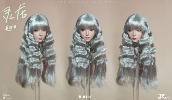 【史派克工廠】預購免運26年Q2 JKTOYS 1/6 亞洲美女頭雕 靈龍 可動眼 K-014ABC 共3款 0409 JKTOYS 1/6 亞洲美女頭雕 靈龍 可動眼 K-014ABC 共3款